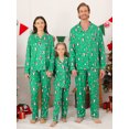 thumbnail image 4 of GYRATEDREAM Matching Family Christmas Pajamas Long Sleeve Button Down PJs Sets Holiday Sleepwear Loungewear, 4 of 6