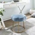thumbnail image 2 of Tabouret d'appoint de coiffeuse Sabine, bleu, 2 of 8