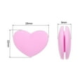 thumbnail image 2 of Uxcell Tennis Vibration Dampener, 10 Pack Heart Shock Absorber Pale Pink, 2 of 6