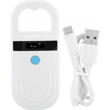 Pet Microchip Reader RFID 134.2Khz, Pet ID Microchip Scanner with 0.91 Inch High Brightness OLED Display