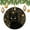 pattern-2, variant on Ceramics Ornaments Autumn Halloween 2024 Ornament Black Cats with Golden Stars Xmas Tree Decorations Flat Circle Ceramic Ornament Christmas Ornament for Family Sister Friend