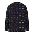 thumbnail image 5 of Tnhcen Women's Halloween Long Sleeve Button Down Cardigan Knit Top Plus Size Ribbed Sweater Loungewear Casual Fall Outerwear Matching Family Outfit S-3XL, 5 of 5