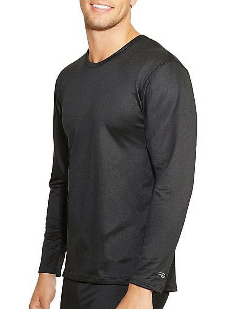 Varitherm Men's Long-Sleeve Thermal Shirt - Black - L - Walmart.com