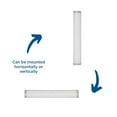 thumbnail image 3 of Barril Collection 32 in. Brushed Nickel Large Modern Integrated LED Linear Vanity Light, 3 of 10