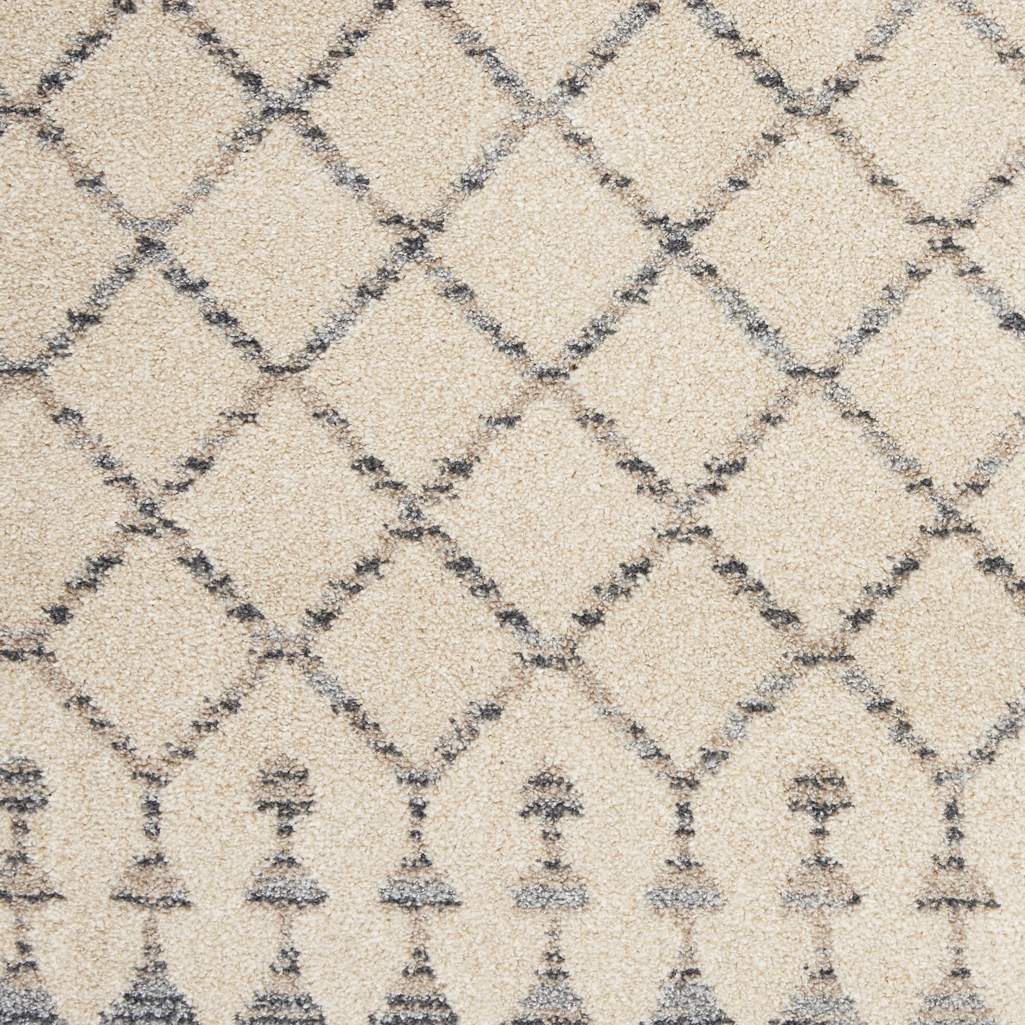 Nourison Palermo 2'3" x 10' Beige Grey Bohemian Indoor Rug