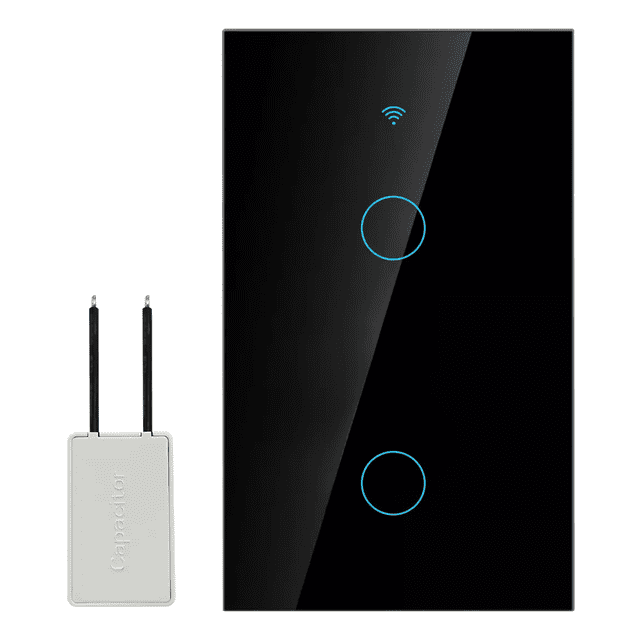 Interruptor Inteligente Wi-fi de 2 Vías BLOOSOM Negro
