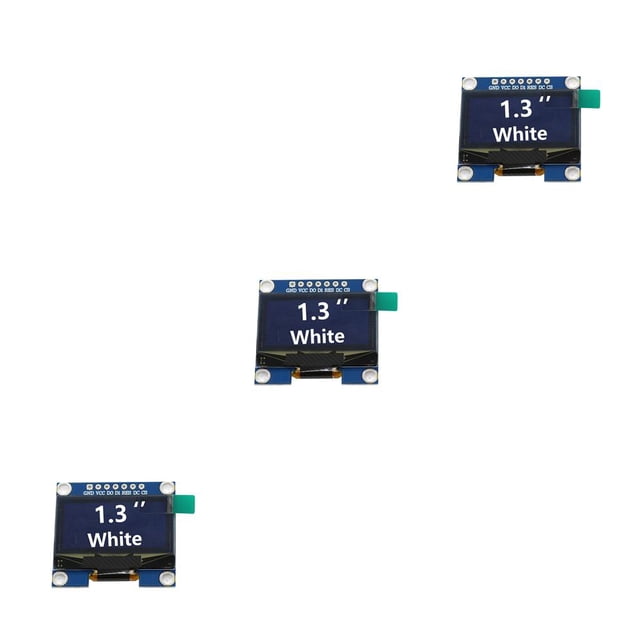 Cateissary Módulos de visualización de mercado de de pantalla LED Pantalla de autoiluminación de 7 pines 3.3V / 5V 12C Puerto GND Módulo OLED de Type1 NO1