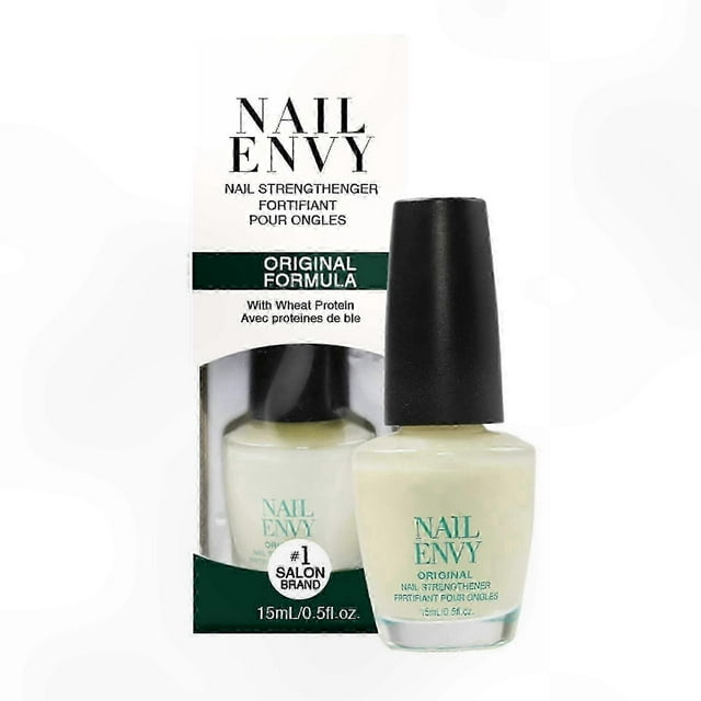 Nail Strengthener with Vitamins A & E, Vegan Formula, Prevents Discoloration, Supports Healthy Nail Growth