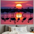 thumbnail image 2 of JRXY Flamingo Pattern Tapestry - High-Quality Short Plush Wall Hanging Painting, 2 of 6