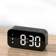 thumbnail image 6 of Staron LED Mirror Alarm Clock with Temperature Humidity Display, Sound Activated Night Light Digital Clock for Bedroom, Electronic Clocks Home Decor, 6 of 6