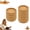 15pc, variant on Cork Coasters with Lip,Protect Your Table from Beverage Leak-Proof Cork Cup Holder Bulk,Non-Slip, Heat-Resistant,Absorbent and Reusable Coasters for Drinks