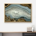 thumbnail image 3 of wall26 - Abstract Agate Slice Pattern Gallery - Framed Canvas Art Wall Art - 24"x36" Natural, 3 of 5