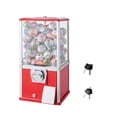 thumbnail image 1 of Pelotas hinchables Gumball Machine VEVOR, 21 cm de altura, PS, 180 juguetes, rojas, 1 of 9