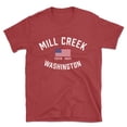 thumbnail image 1 of Mill Creek Washington Patriot Men's Cotton T-Shirt, 1 of 1
