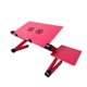 thumbnail image 1 of Mesa de ordenador ajustable, portátil plegable, soporte para portátil, mesa de cama de aleación de aluminio perezosa Eigraketly EL4422-02B, 1 of 2