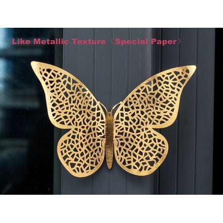 Download Gold Butterfly Decorations Stickers 3d Butterflies Wall Decor Diy Home Decorations Removable Wall Decals Murals For Home Living Room Babys Kids Bedroom Showcase Nursery Art Decor 36pcs Walmart Canada