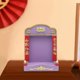 thumbnail image 1 of Mini nicho budista, decoración de mesa, adorno de estilo chino, soporte de exhibición, Mini santuario para el hogar, estantería, mesa de sala de estar Púrpura, 1 of 8