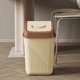 thumbnail image 5 of Square Trash Can With Lid Office Bathroom Waste Bin Plastic Garbage Bin Odor Control Small Space Desk Side Bin, 5 of 5