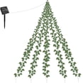 thumbnail image 2 of Luces solares LED para exterior, decoración de jardín, luz de ratán, rosa solar impermeable, cadena de luces de flores reales falsas, cadena de luces de plástico, 2 of 6