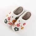 thumbnail image 6 of Fengactive Womens Winter Fall Cute Pattern Embroidered Sherpa Slippers Warm Cozy Foam Indoor House Shoes, 6 of 9
