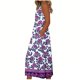 thumbnail image 3 of Bajo Vestido Pantalones Cortos Mujeres Casual Cuello Redondo Impresión Bolsillos sin Mangas Vestido Vestido Corto para Mujeres Verano, 3 of 5