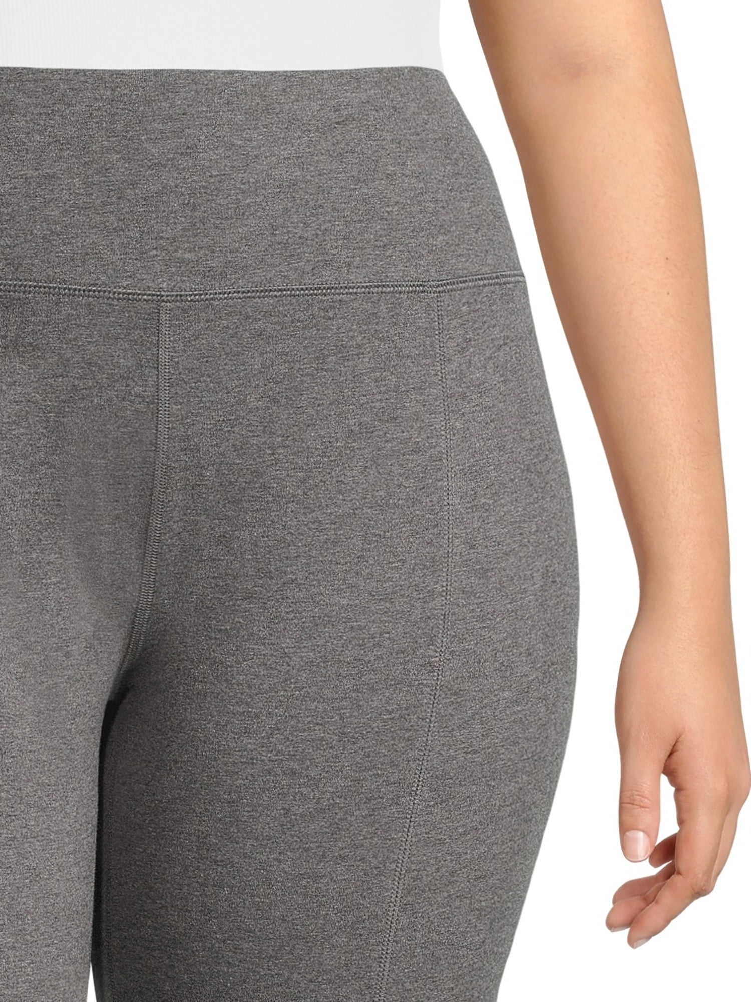 Athletic Works Women's and Women's Plus Front Slit Leggings, Sizes XS-5X