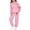 Pink-d, variant on ChaoLingNeng Girls Sweatsuit Size 14-16 Cute Print Crewneck Long Sleeve Hoodie Sweatshirts and Sweatpants Lightweight Fall Outfits for Girls