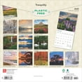 thumbnail image 2 of Tranquility 2025 12 X 24 Inch Monthly Square Wall Calendar Plastic-Free (Wall), 2 of 9