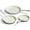 Beige, variant on KITEXPERT Nonstick Frying Pans Set, 3 Pcs (8, 10, 12") Skillet with Lid, Non-Toxic Titanium Ceramic Pan, Dishwasher & Oven Safe, All Cooktops Compatible