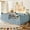 Blue + Teddy + Full, variant on Full Size Soft Upholstered Floor Bed, Montessori Floor Bed with Full Surround Safety Rails, Low to Ground Bed Frame for Boys Girls, Pink
