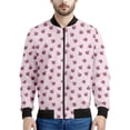 thumbnail image 5 of Chaqueta con cremallera y estampado 3D de mariquitas para hombre y mujer, sudadera informal holgada de manga larga, chaqueta bomber con cremallera para primavera y otoño, 5 of 5
