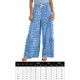 thumbnail image 3 of Pantalones Mujer Pantalones casuales estampados florales Cordón Pantalones de pierna ancha Suave para el trabajo (Azul XL) Cgtredaw Para estrenar, 3 of 6