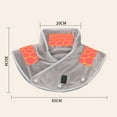 thumbnail image 3 of Pompotops Electric Shoulder and Neck Protection with Integrated Warmth USB Heating Shawl For Warmth and Cold Protection of The Cervical Spine Sleeve,Clearance Deals, 3 of 9