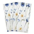 thumbnail image 2 of Multi-Purpose Kitchen Towels 28x18 Inch Dishcloths with Hanging Loop Decorative and Practical Towels for Kitchen, Dining Blue and Yellow Wildflowers, 2 of 7