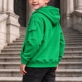 thumbnail image 5 of LIaqionyy Boys Hoodies Jacket Casual Outerwear Kids Lightweight Zip Hooded Cute Coat with Pockets, 5 of 8
