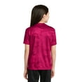 thumbnail image 2 of Sport-Tek Youth CamoHex Tee-XS (Pink Raspberry), 2 of 6