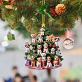 thumbnail image 2 of TIELUTT Christmas Tree Hanging Tree Shaped Gemstones And Beads for Jewelry Making Large Stained Glass Panels Craft Pearls on String Painted Stained Glass Window Table Decorations for Home, 2 of 4