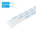 thumbnail image 3 of Uxcell 2.36'' 18 Pins FFC FPC Flat Flexible Cable(A Type) for LCD Laptop Plastic White 10pcs, 3 of 5