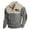 Grey, variant on Sweatshirt Mens Hoodless Heavyweight Crewneck Pullover Long Sleeve Casual Streetwear Lined Tops
