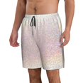 thumbnail image 2 of Goofa Glitter Light Pearl Printed Mens Swim Trunks Summer Quick Dry Short Beach Swimwear Bathing Suits-Large, 2 of 6