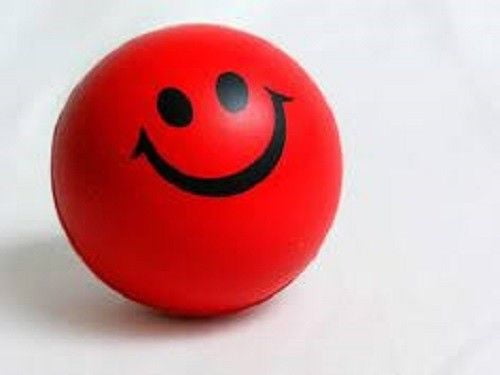 red stress ball