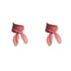thumbnail image 4 of Sonducket Bufanda de gasa, accesorios de vestir, adorno de niña de Color puro, pañuelo pequeño, pañuelo sencillo transpirable para mujer Melon rojo 2Conjunto, 4 of 6