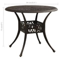 thumbnail image 2 of vidaXL Patio Table Outdoor Dining Table Garden Porch Furniture Cast Aluminum, 2 of 6