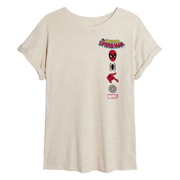 Marvel Spider-Man - Icons - Women's Oversized Graphic T-Shirt