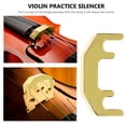 thumbnail image 3 of Mobutofu Mute Violin Alloy Reduce Volume for Beginners 1Pack, 3 of 7