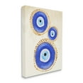 thumbnail image 3 of Stupell Industries Round Blue Evil Eye Pattern Lustrous Dotted Detail Painting Gallery Wrapped Canvas Print Wall Art, Design by Two Smart Blondes, 3 of 7