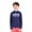 Classic Navy, variant on U.S Polo Assn. Boys Long Sleeve Hooded Flag Graphic Rashguard, Sizes 4-18