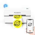 thumbnail image 1 of MUNBYN Bluetooth Thermal Label Printer, 130B Wireless 4x6 Shipping Label Printer for Shipping Packages Small Business Office or Home, Compatible with, 1 of 8