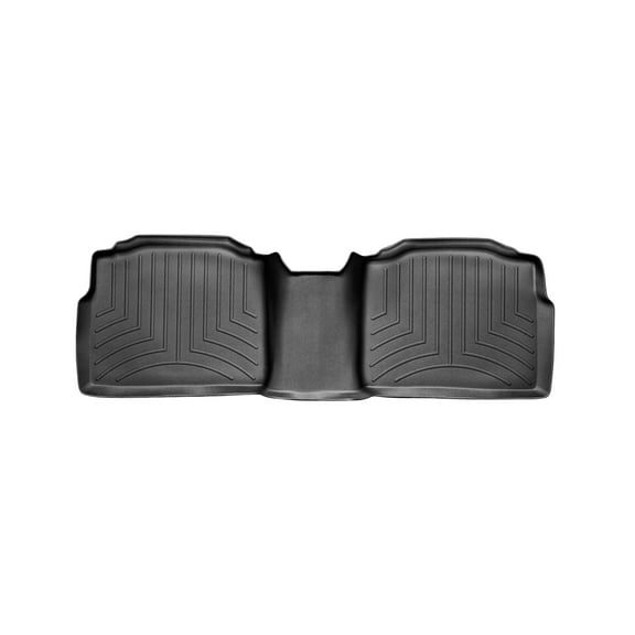 WeatherTech Custom Fit FloorLiners compatible with Hyundai Sonata, Sonata Hybrid - 2nd Row, Black