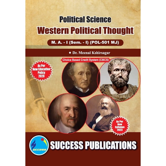 Western Political Thought, First Year, M.A, Sem-I-English, (Paperback)